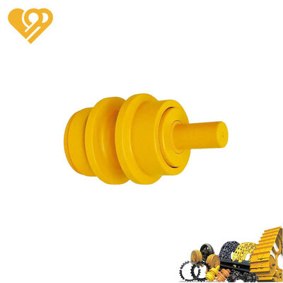 গুণমান D375A-5 Komatsu বুলডোজার ট্র্যাক ক্যারিয়ার রোলার নকল 40Mn2 স্টিল ইন্ডাকশন শক্ত HRC 50-56 আন্ডারক্যারেজ পার্ট কারখানা